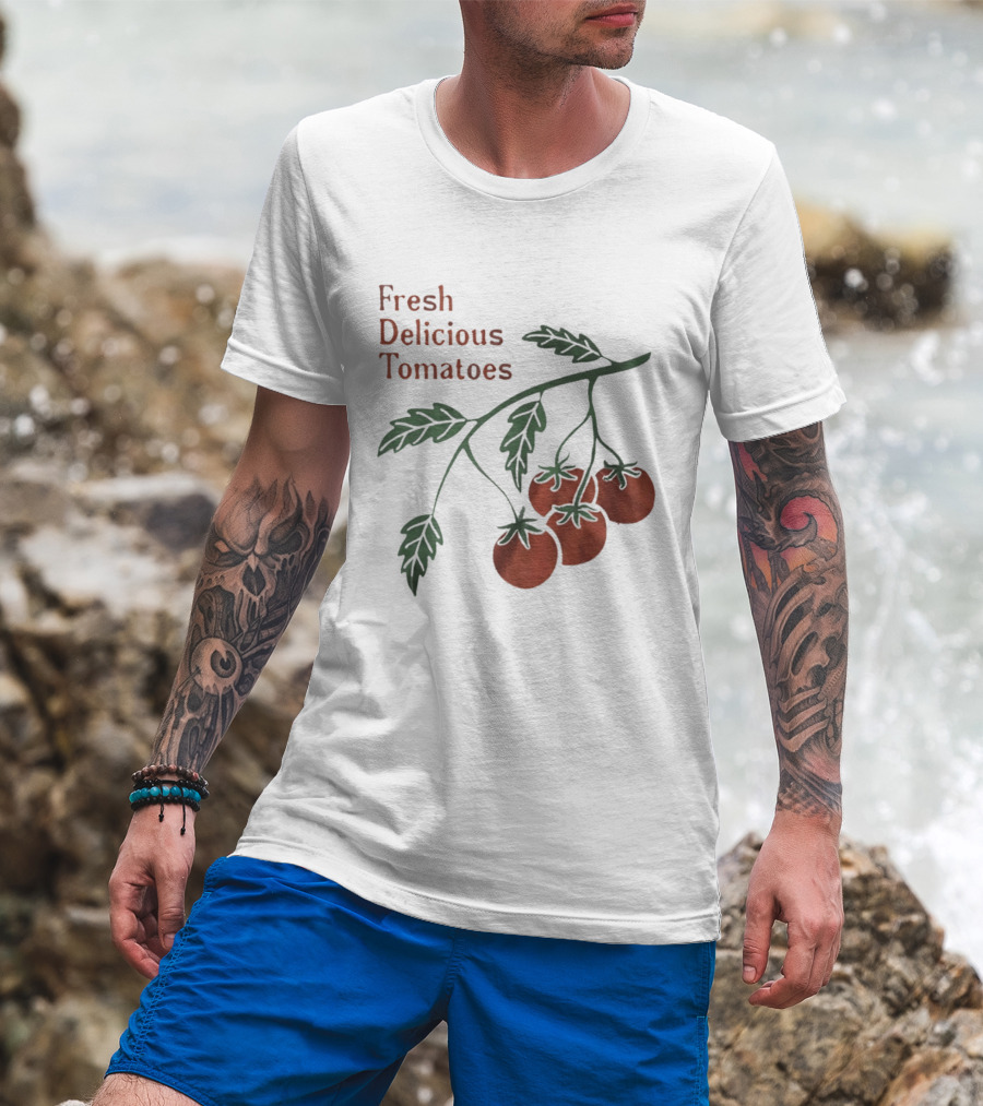 Fresh Delicious Tomatoes Garden Home Grown Plant T-Shirt