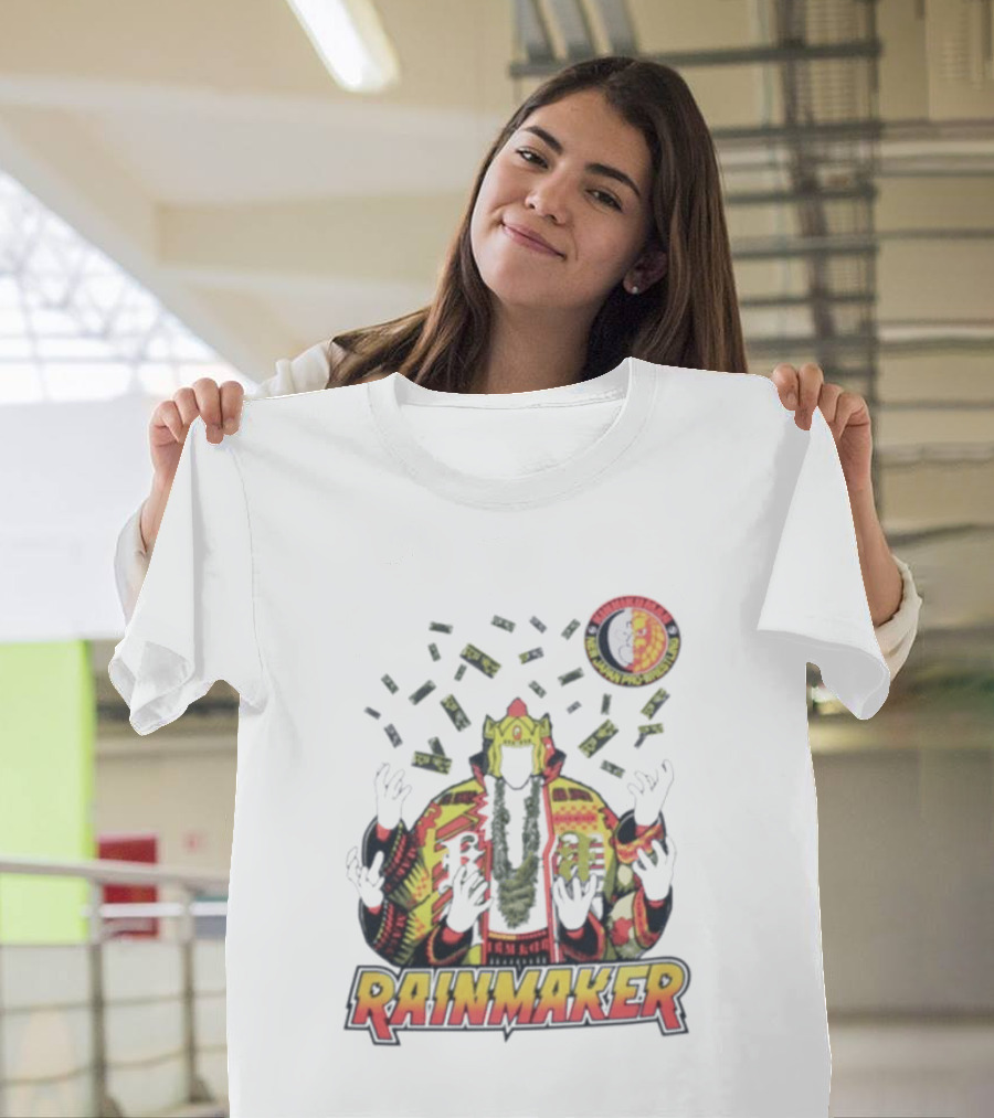 Rainmaker Kazuchika Okada Wrestling Money Rain T-Shirt