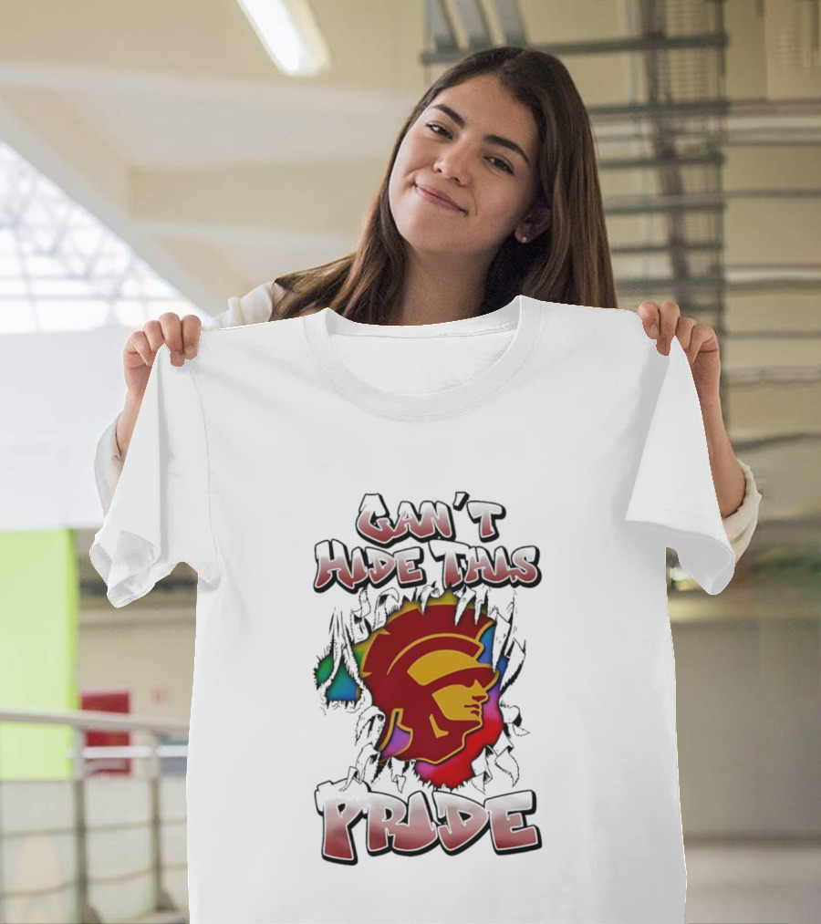 Texas Tech Red Raiders Can't Hide This Pride With USC Trojans Trojan T-Shirt