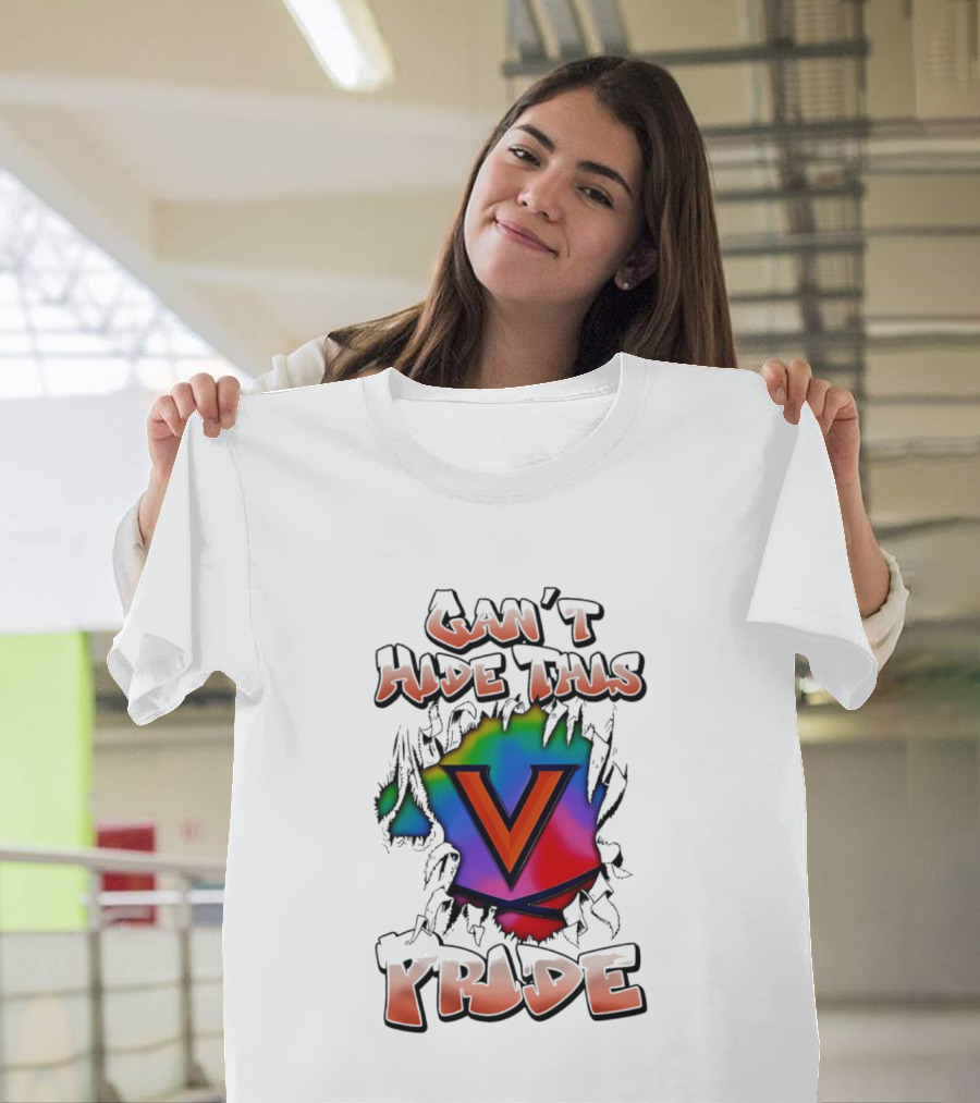 Virginia Cavaliers Can't Hide This Pride V T-Shirt