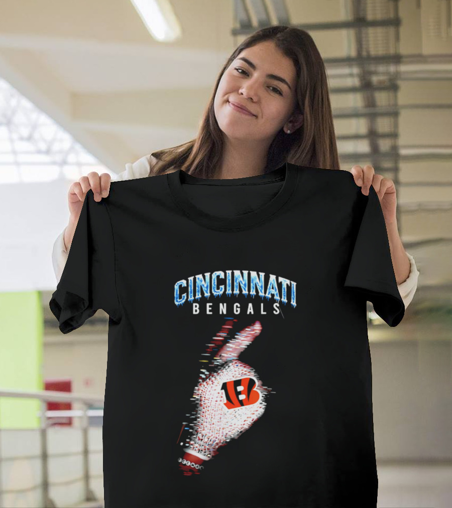 Cincinnati Bengals Iceman Glove Logo 2026 T-Shirt