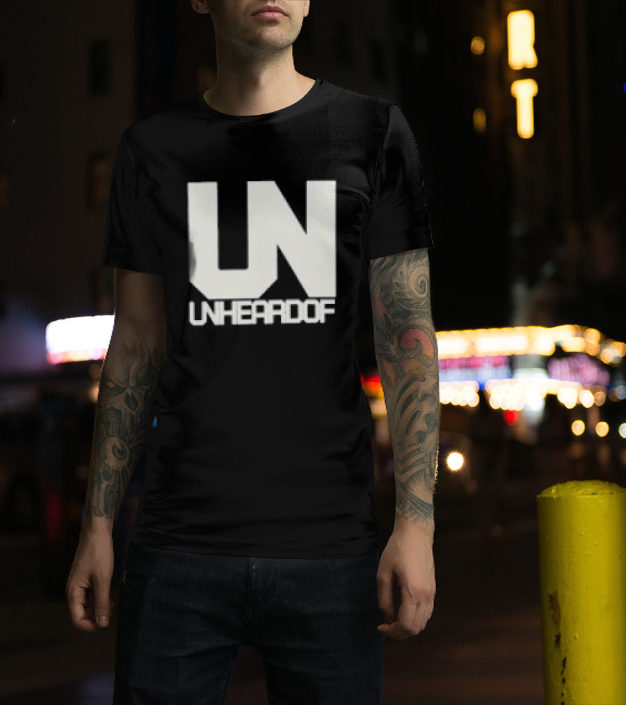 Unheardof Core UN Minimalist Text Urban Streetwear Fashion T-Shirt
