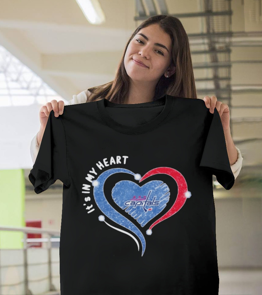 Washington Capitals It's In My Heart NHL 2026 Hockey T-Shirt