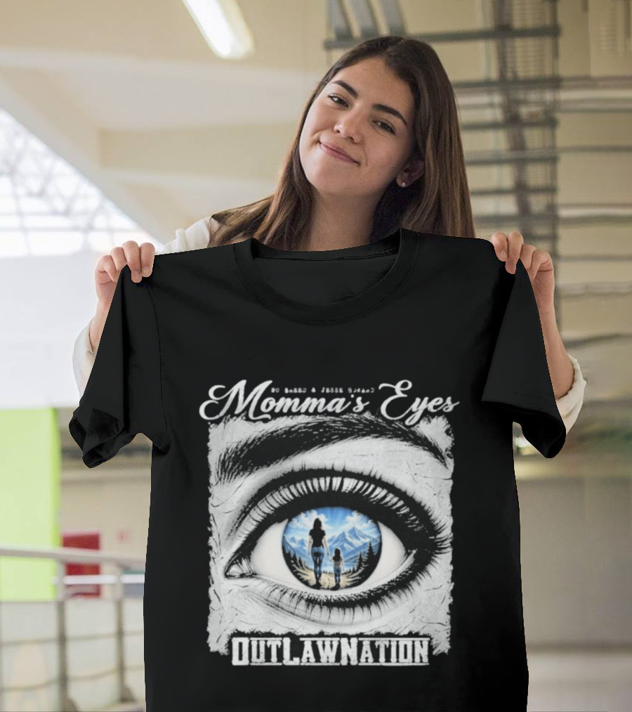 Momma's Eyes Outlaw Nation Country Scene T-Shirt