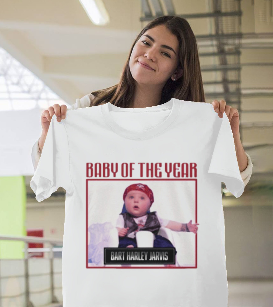Bart Harley Jarvis Baby Of The Year Winner In Bandana And Vest T-Shirt