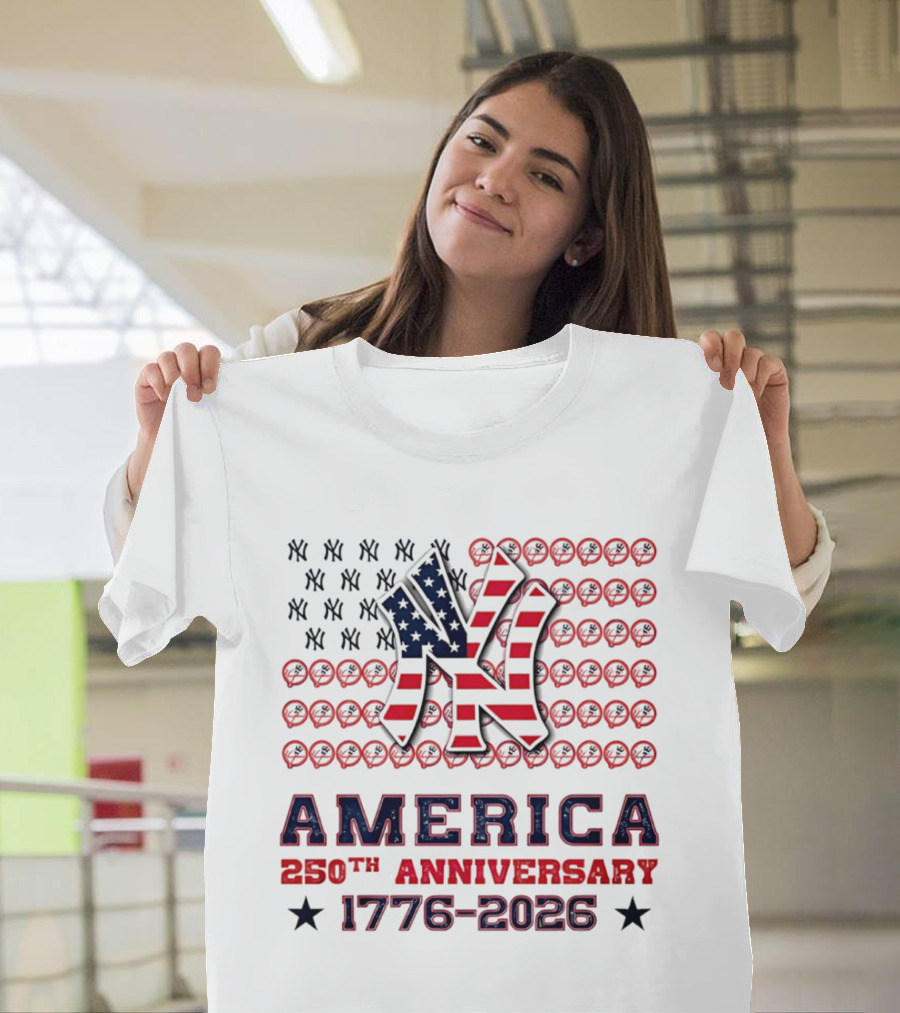 New York Yankees America 250th Anniversary Celebration 1776 2026 T-Shirt