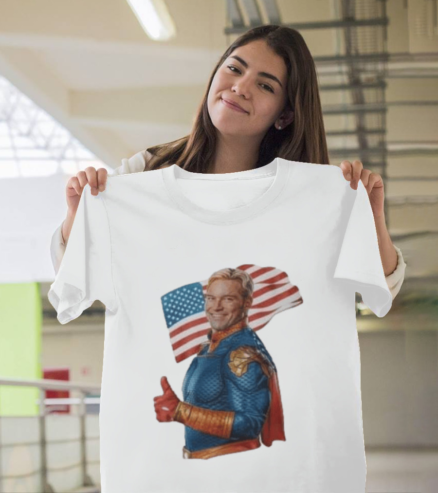 The Boys Season 5 Homelander American Flag Thumbs Up T-Shirt