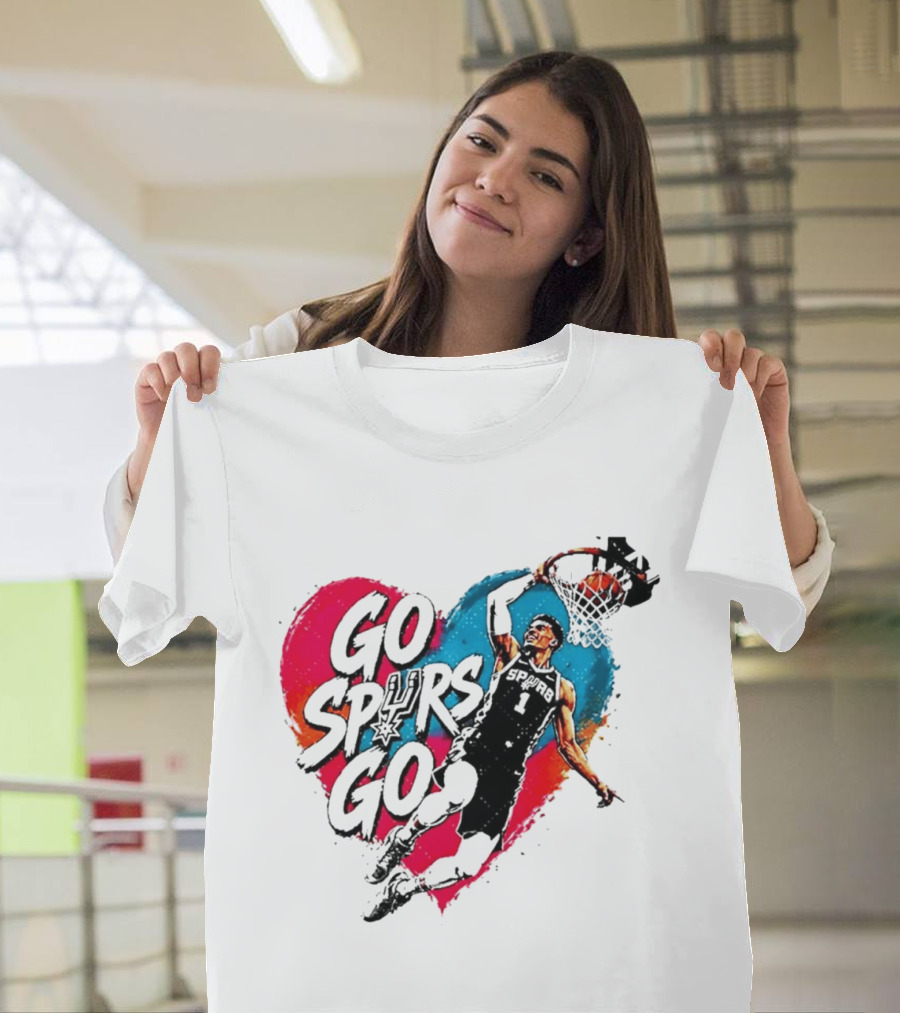 Victor Wembanyama Go Spurs Go San Antonio Basketball 2026 T-Shirt