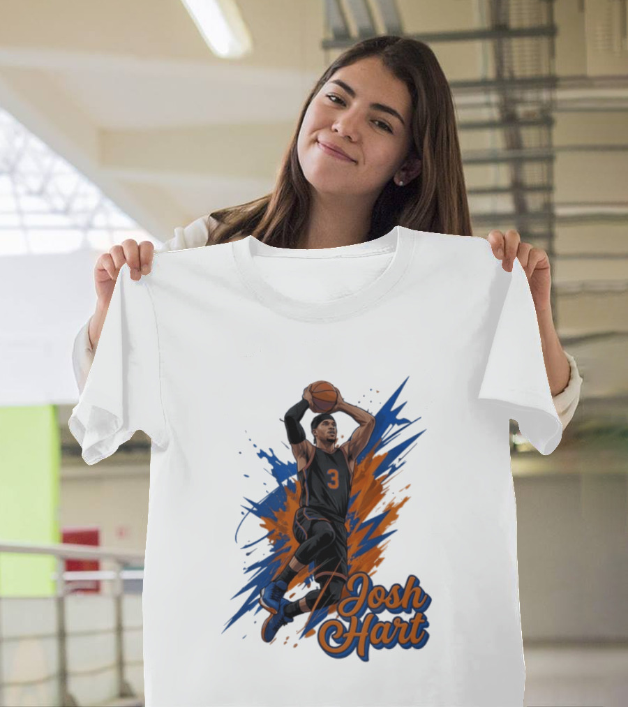 Josh Hart New York Knicks Basketball Number 3 T-Shirt