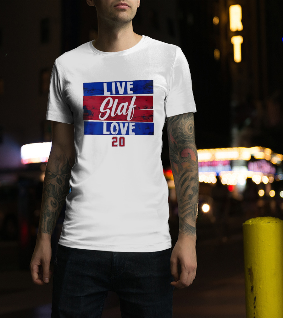 Live Slaf Love 20 Juraj Slafkovsky Montreal Canadiens NHL T-Shirt