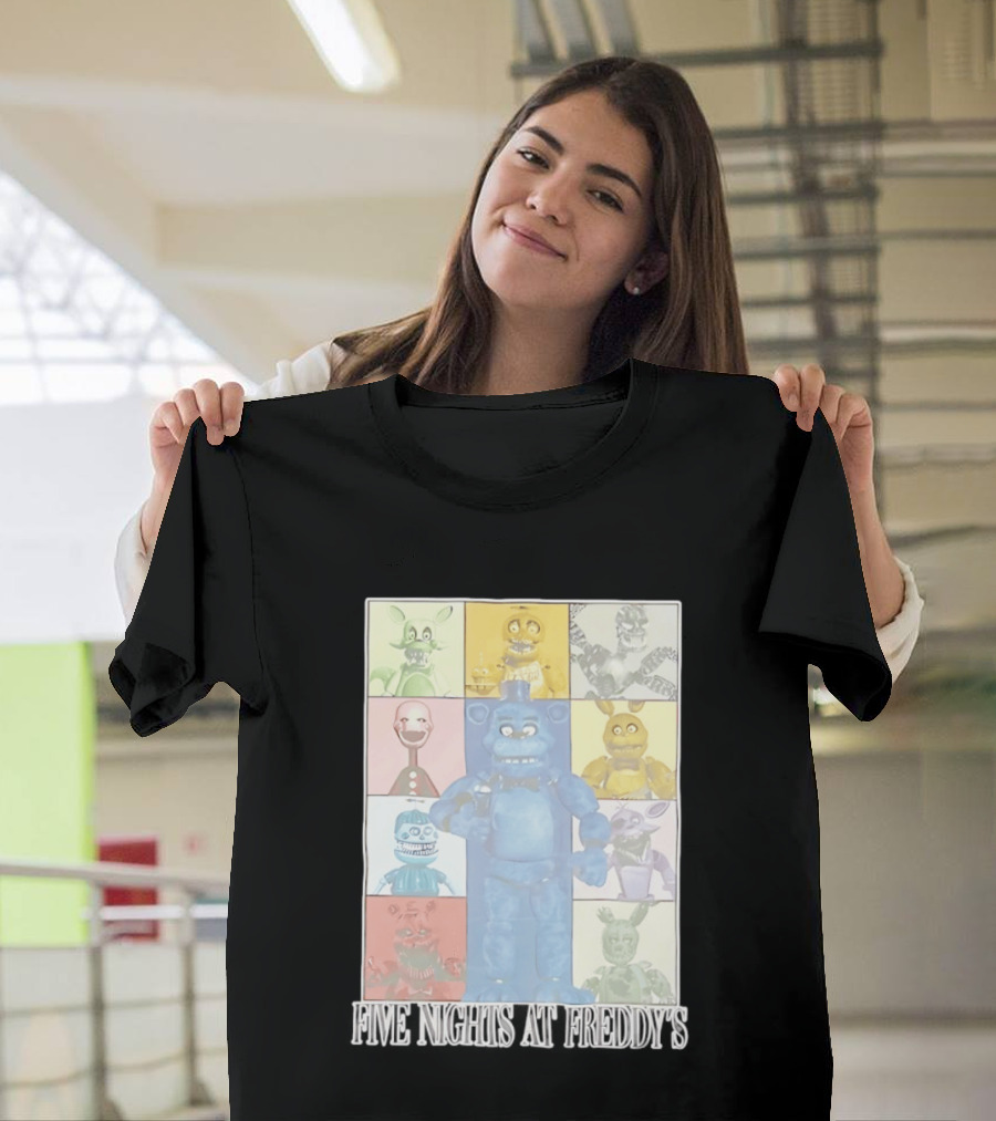 Five Nights At Freddy's The Eras Tour Animatronics Characters T-Shirt