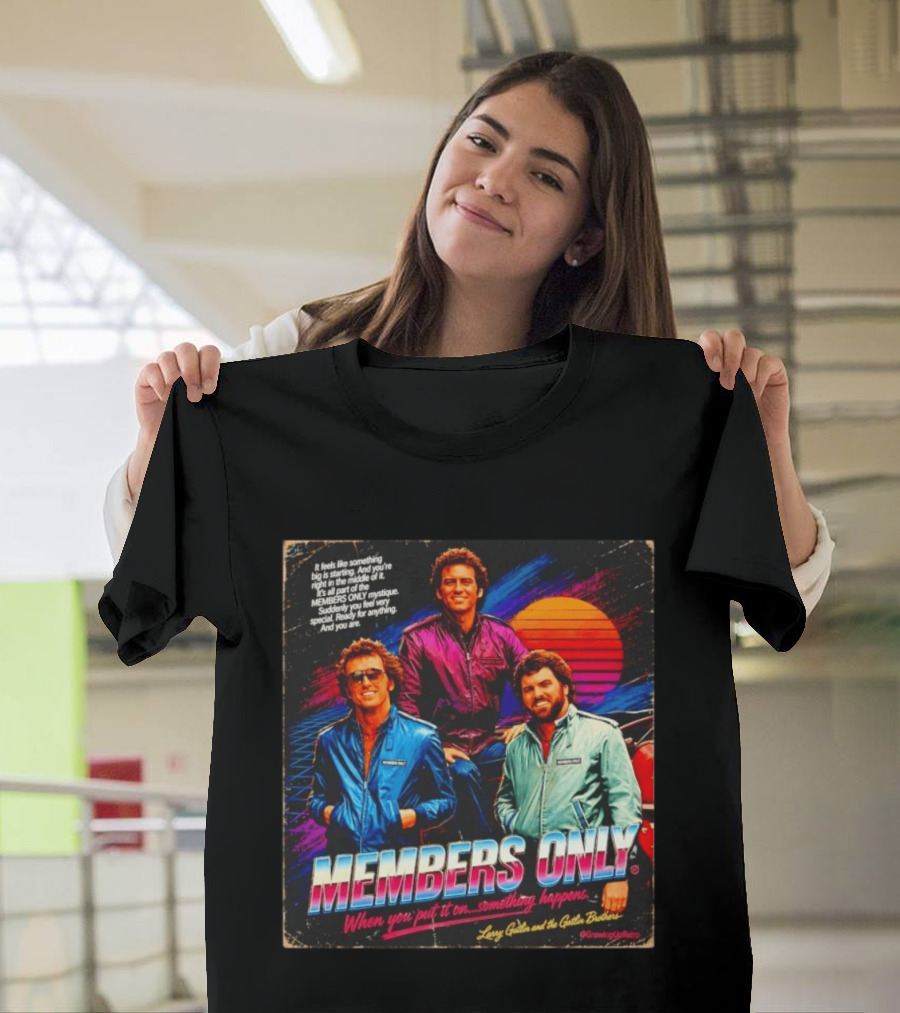 MEMBERS ONLY Larry Gatlin And The Gatlin Brothers Nostalgic 80s Style With Sunset T-Shirt