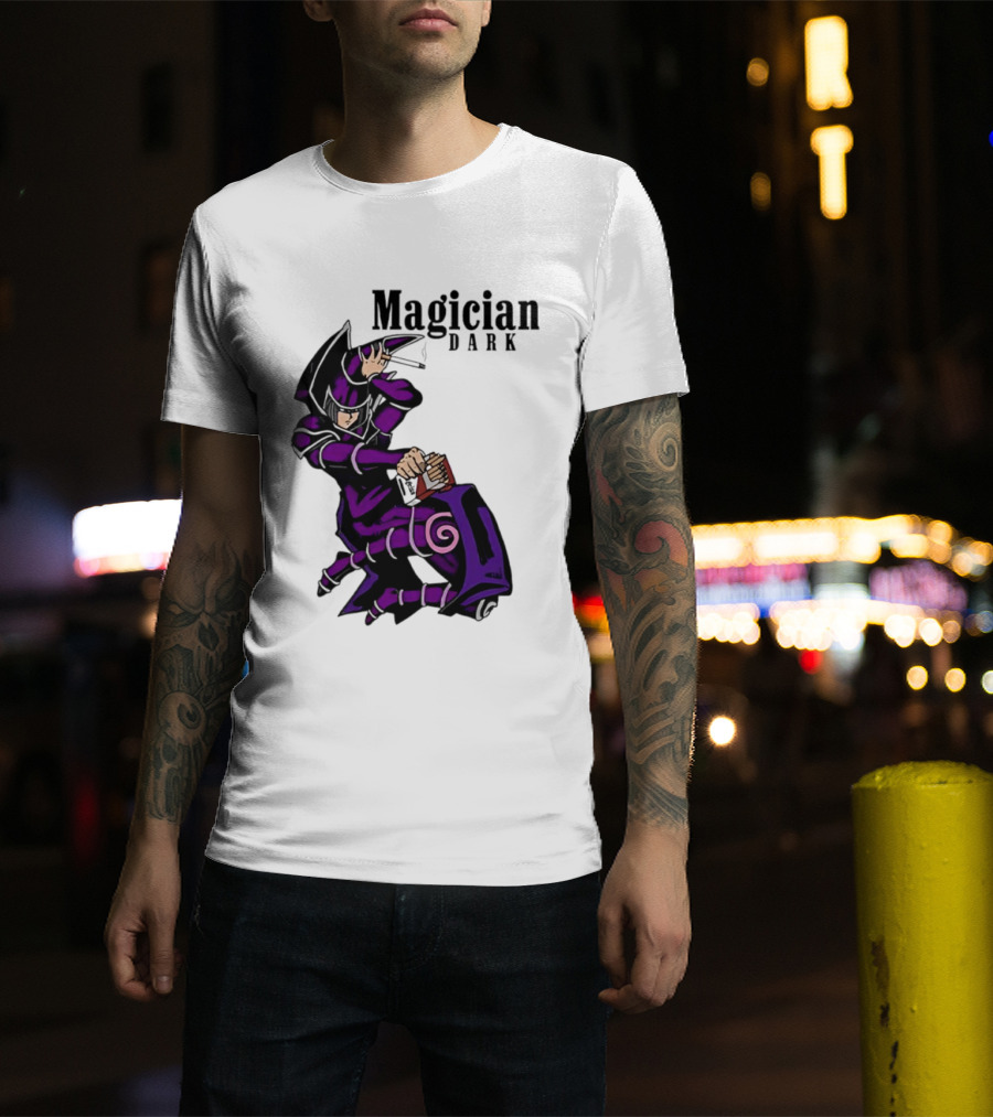 Magician Dark Yu Gi Oh Smoking T-Shirt