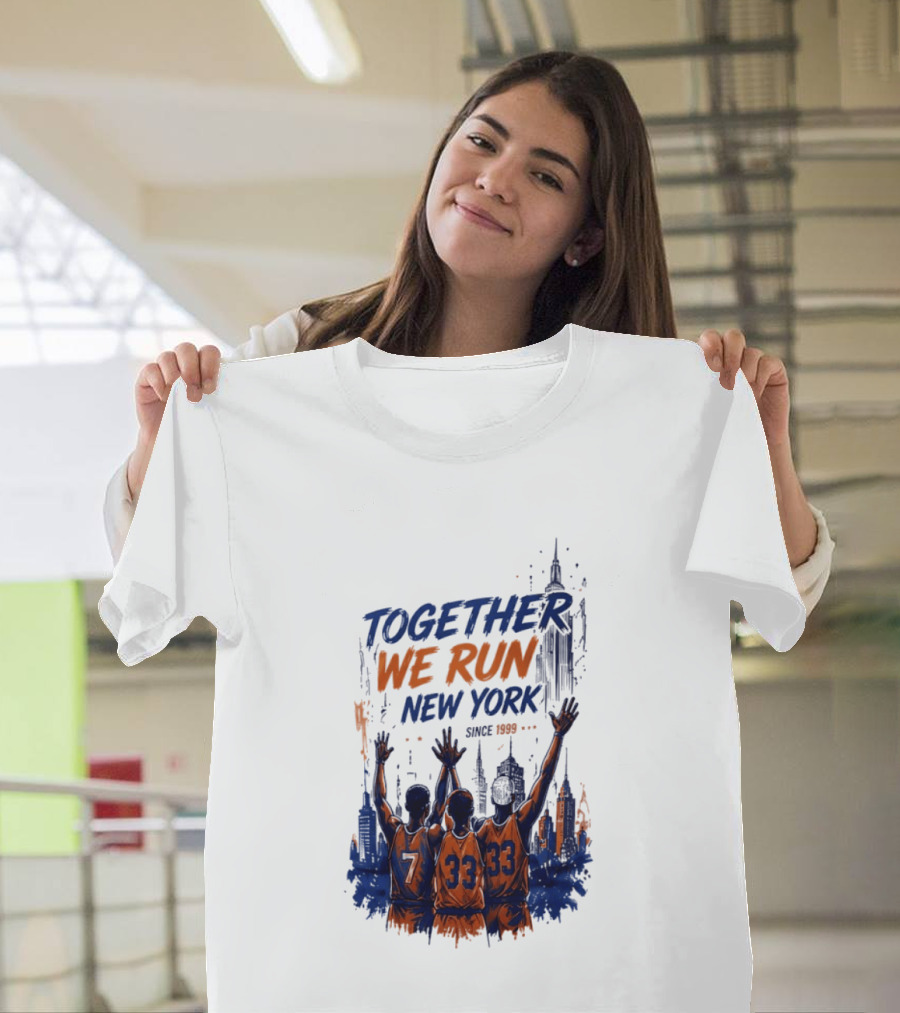 Together We Run New York Basketball Since 1999 Skyline Players T-Shirt