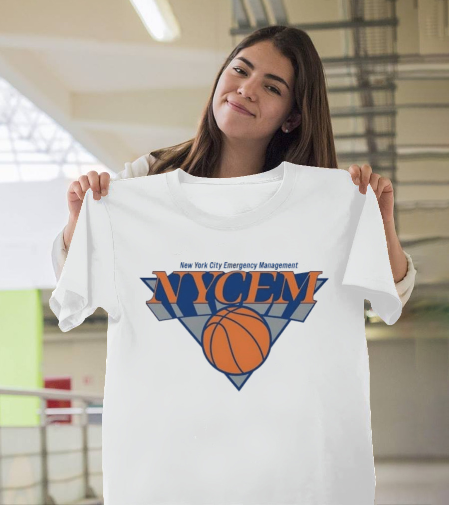 New York Knicks NYCEM New York City Emergency Management Basketball T-Shirt
