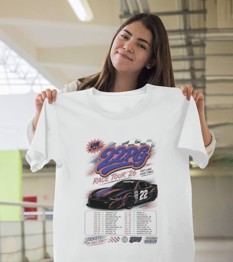 NYC 22PG Race Tour 2026 Fast Lane Good Times Live In Your City T-Shirt