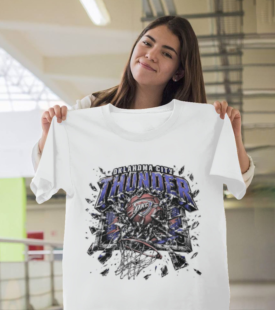 Oklahoma City Thunder Basketball Thunder Backboard Breakers T-Shirt
