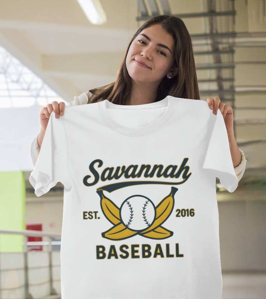 Savannah Bananas Baseball Est 2016 Summer Sports Team Logo Banana Baseball T-Shirt