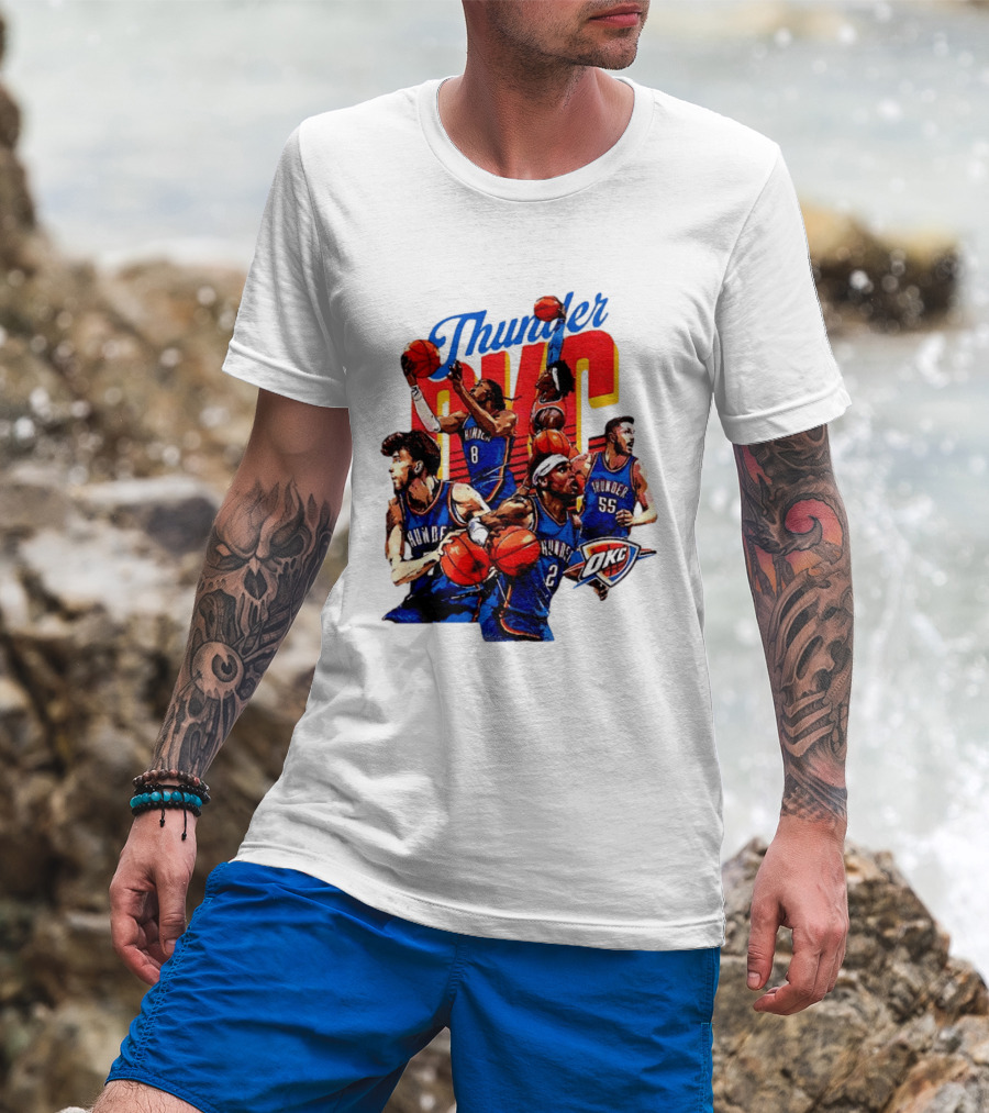 Thunder OKC Shai Gilgeous Chet Holmgren Williams Oklahoma City Basketball NBA 2026 T-Shirt