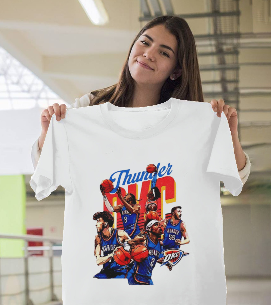 Thunder OKC Shai Gilgeous Chet Holmgren Williams Oklahoma City Basketball NBA 2026 T-Shirt
