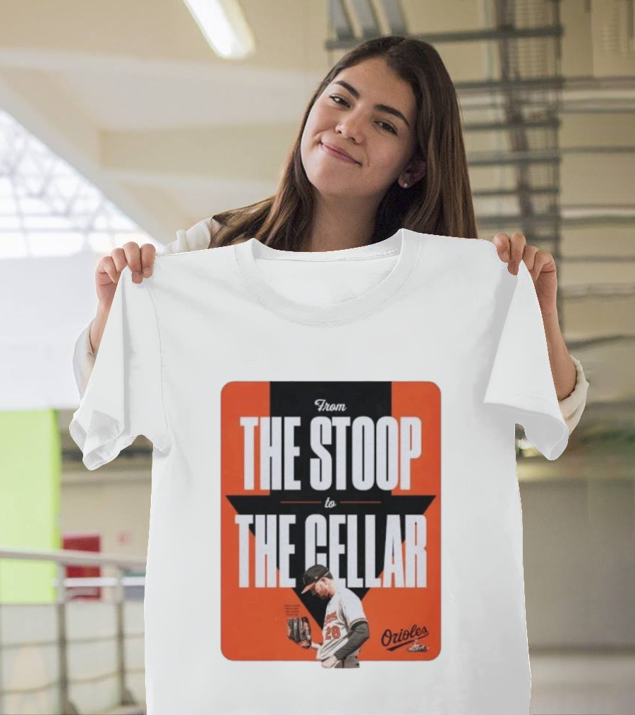 Orioles From The Stoop To The Cellar Trevor Rogers 28 T-Shirt