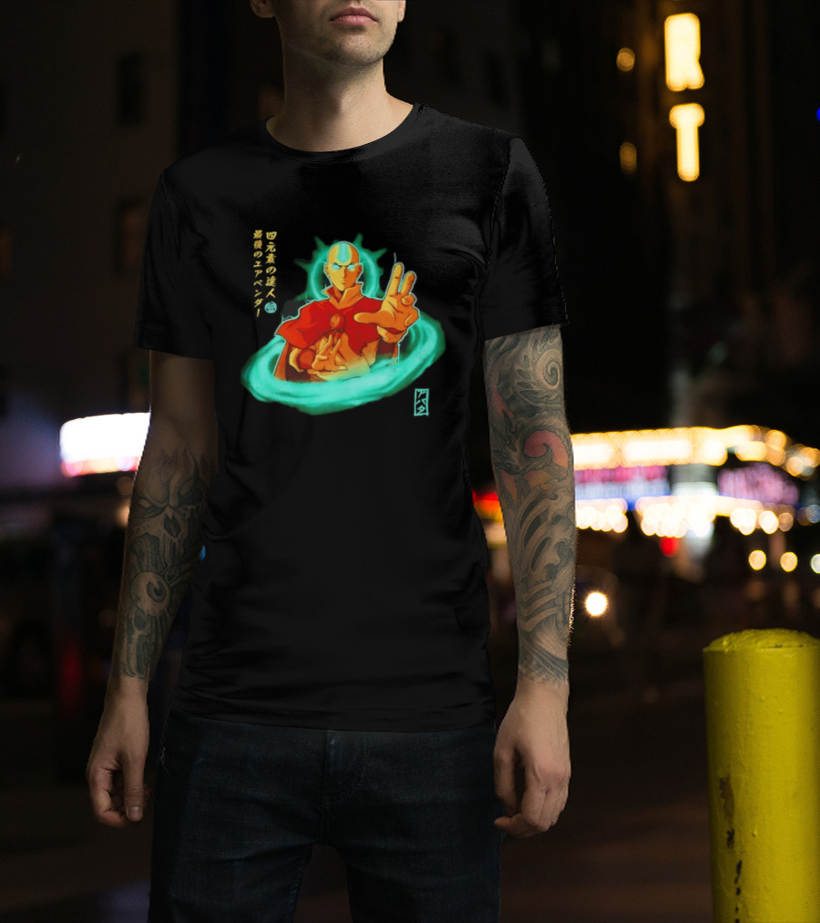 Avatar The Last Airbender Aang Master Of The Four T-Shirt