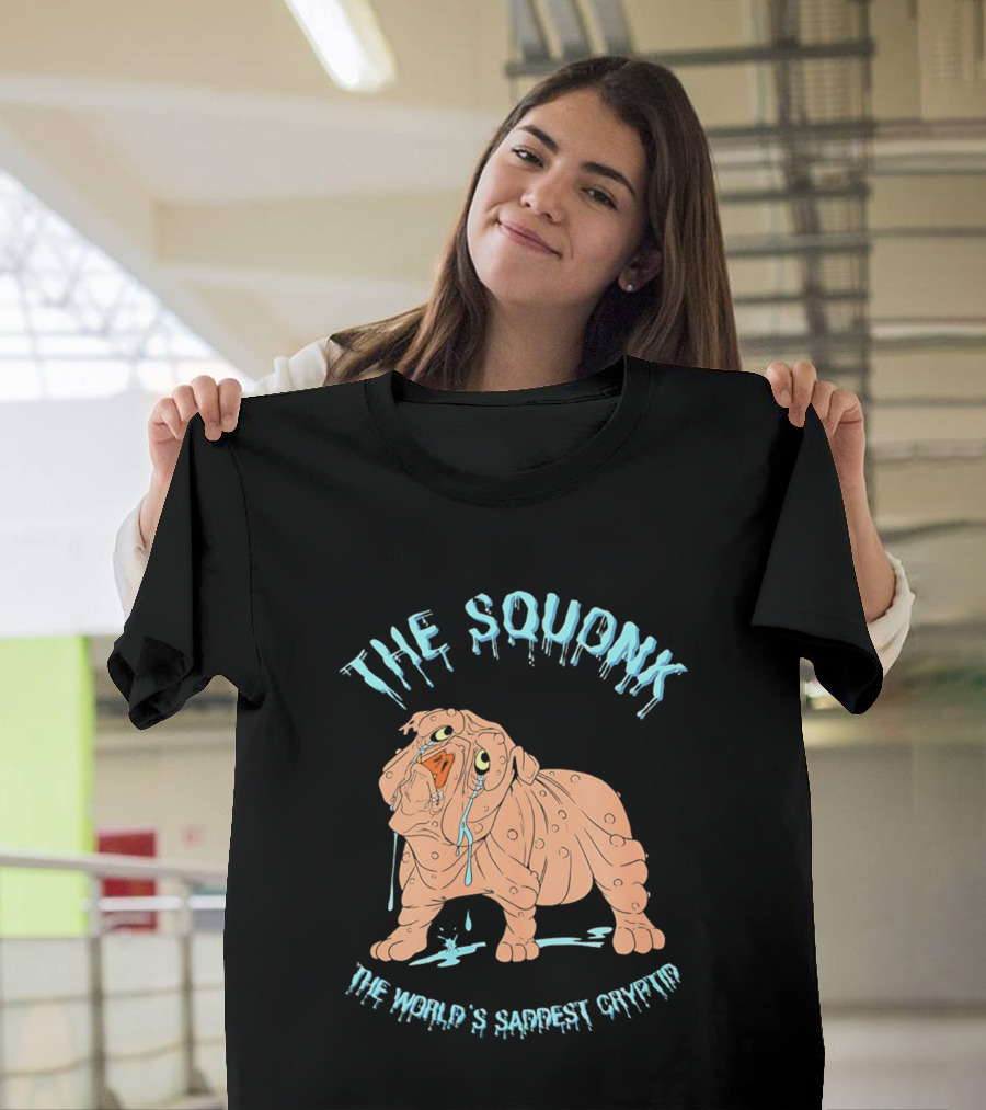 The Squonk World's Saddest Cryptid Dripping T-Shirt