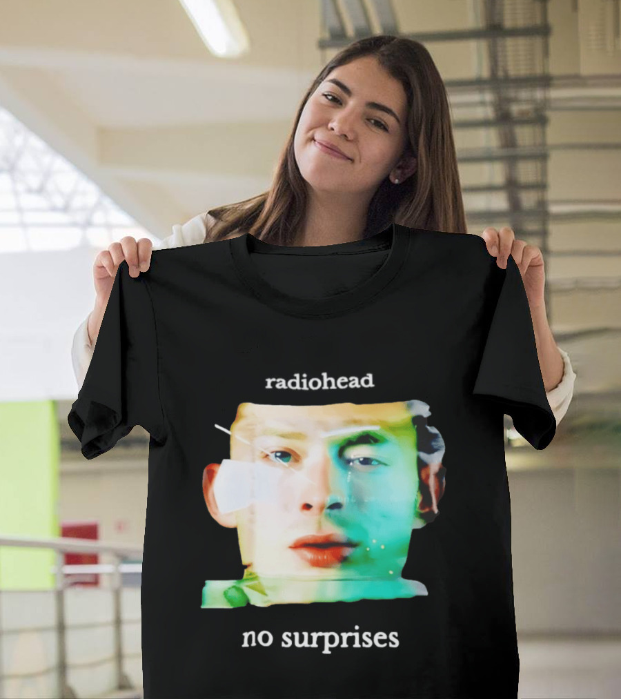 Radiohead No Surprises Thom Yorke Watercolor T-Shirt