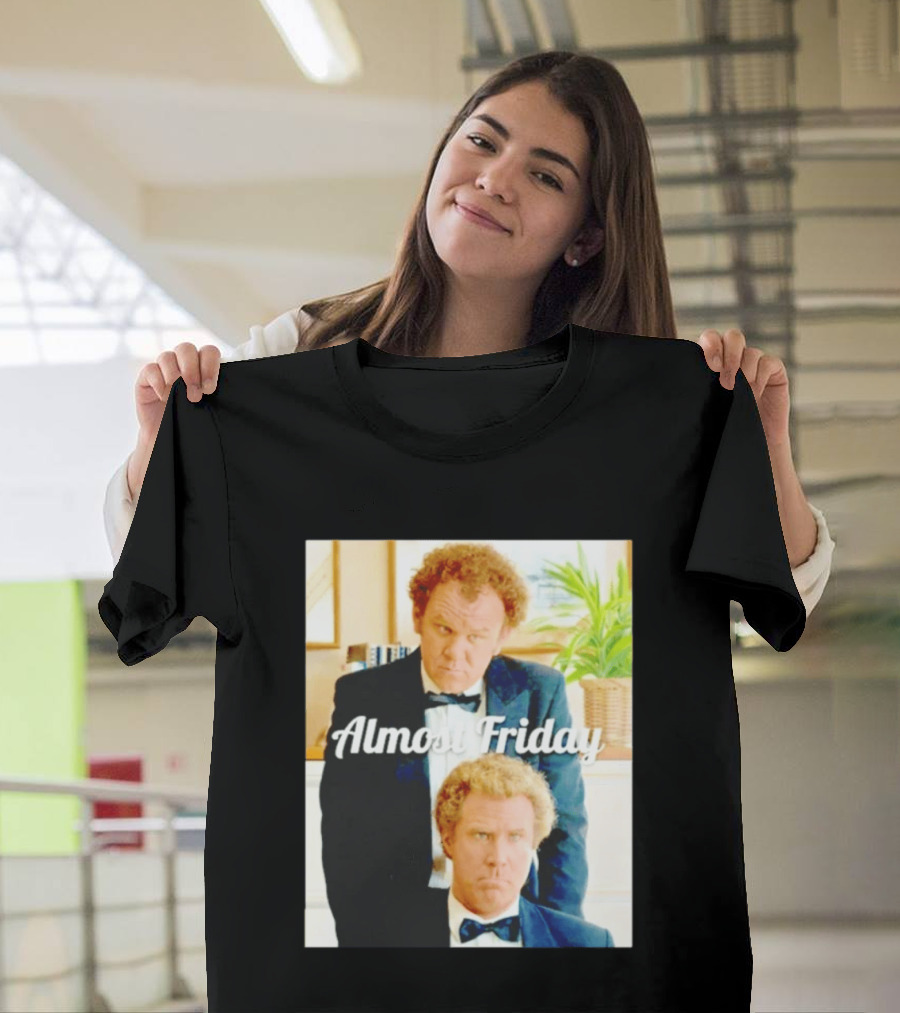 Almost Friday Will Ferrell John C. Reilly Interview Image T-Shirt