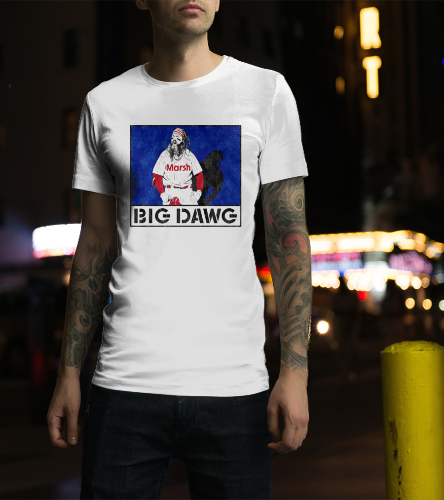 Brandon Marsh Philadelphia Phillies Big Dawg Marsh Baseball Player Image T-Shirt