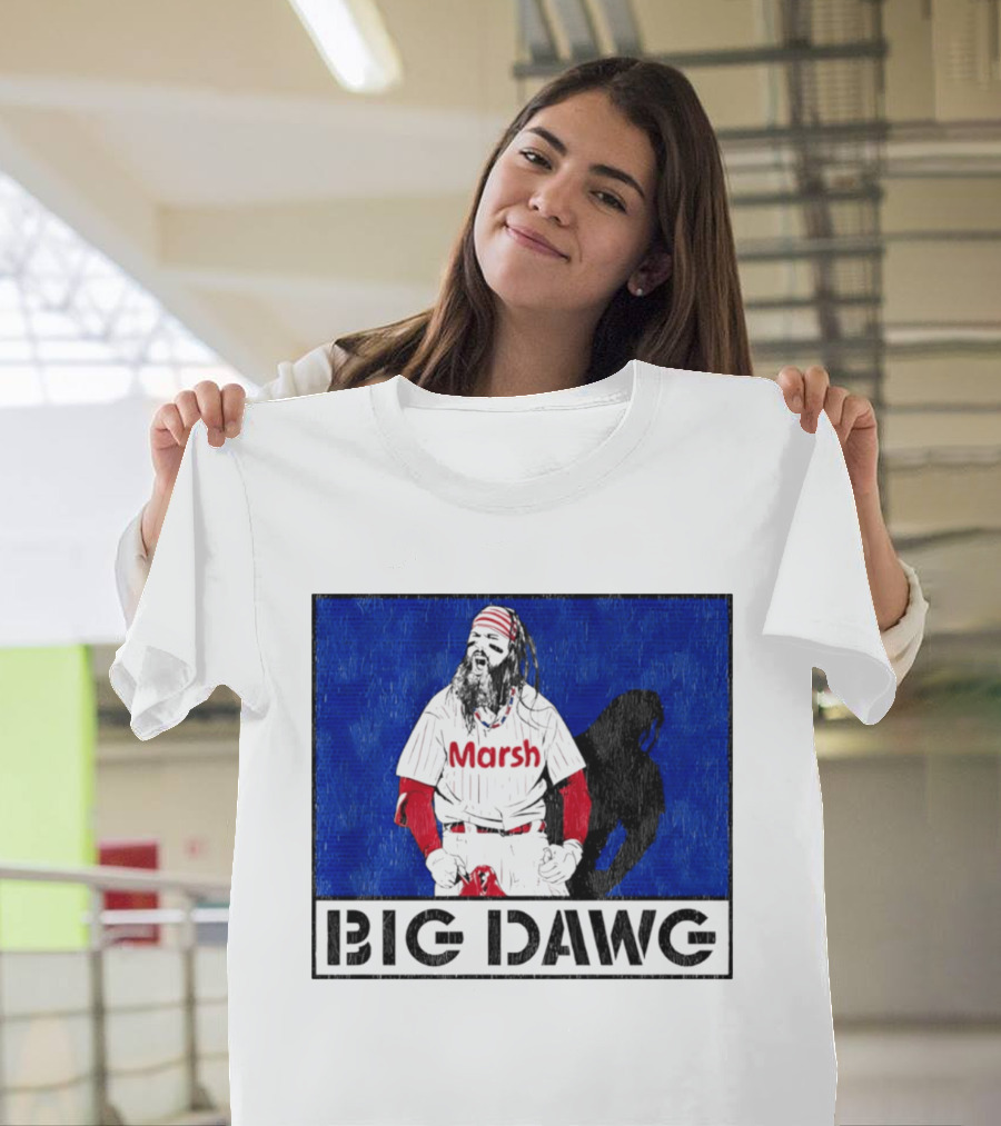 Brandon Marsh Philadelphia Phillies Big Dawg Marsh Baseball Player Image T-Shirt