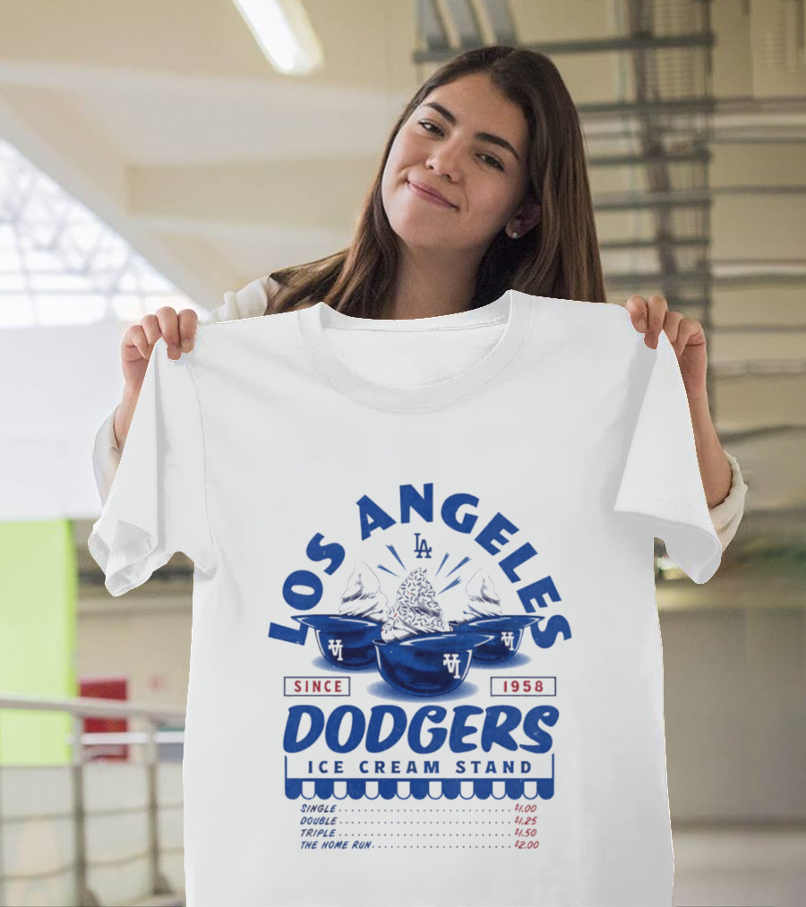 Los Angeles Dodgers Ice Cream Stand Since 1958 LA T-Shirt