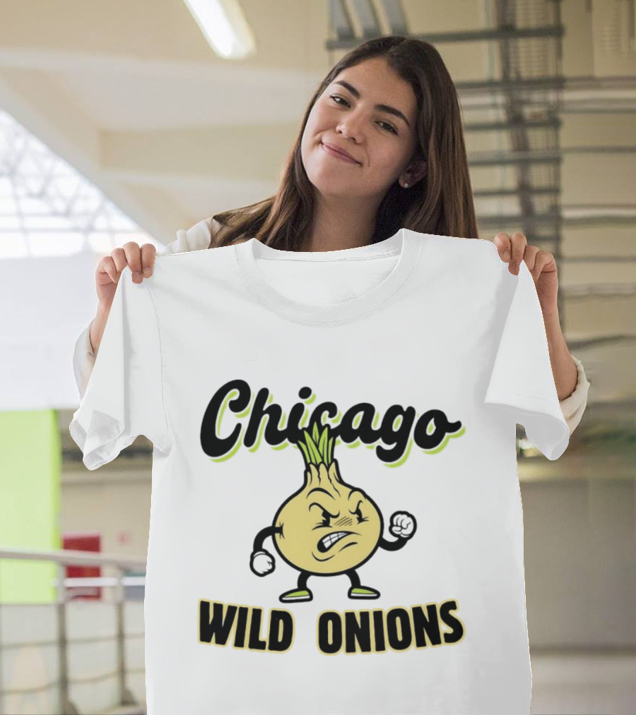 Chicago Wild Onions Angry Cartoon T-Shirt