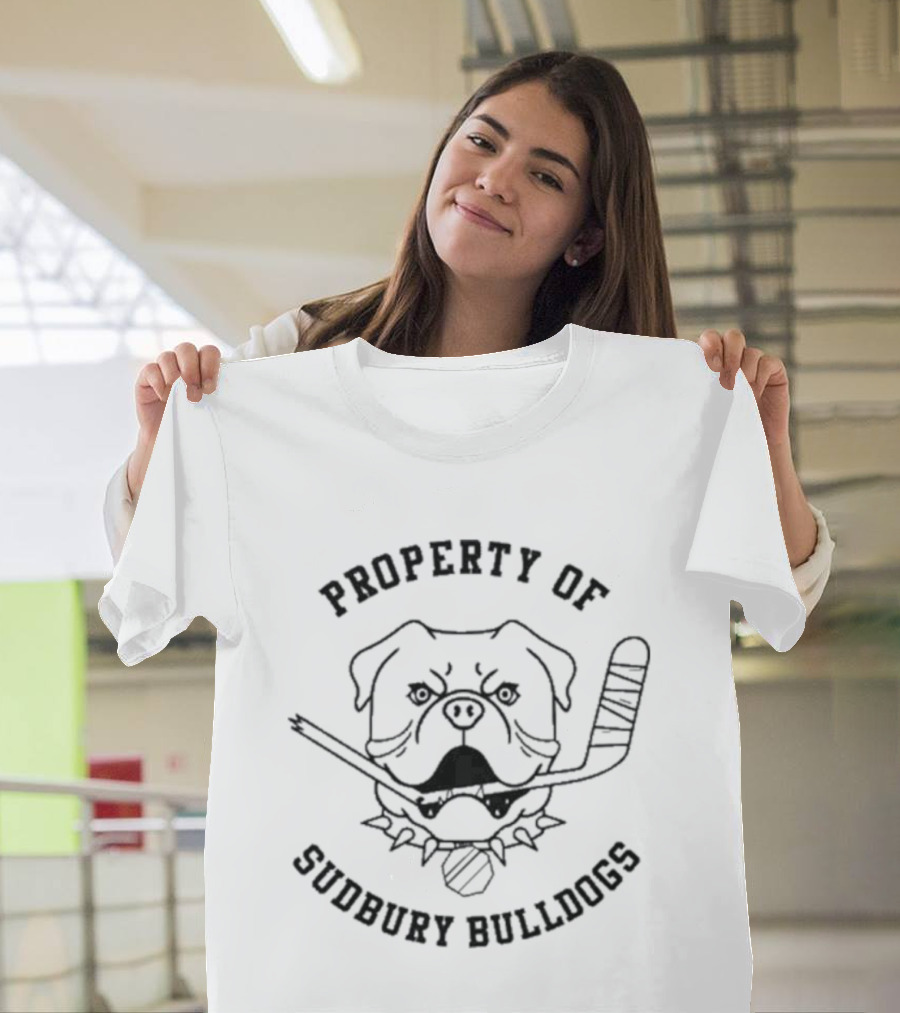 Property Of Sudbury Bulldogs Hockey Cm Punk T-Shirt