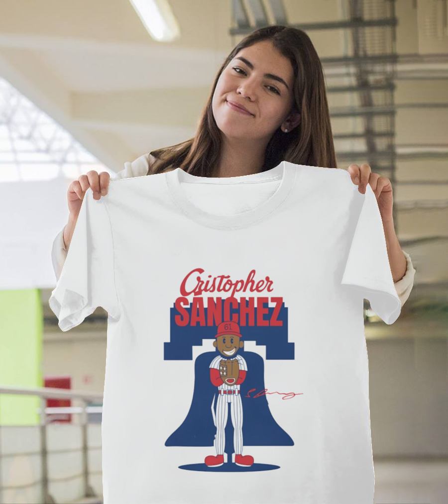 Cristopher Sanchez Phillies Cartoon Toddler 61 T-Shirt