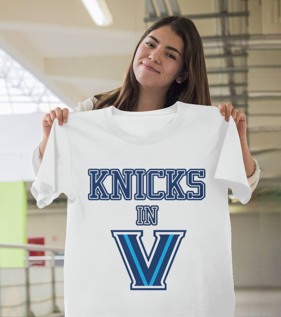 Knicks In Villanova Inspired Crossover Fan T-Shirt