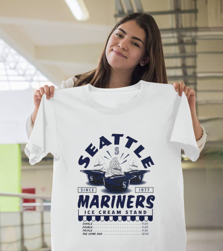 Seattle Mariners Since 1977 Ice Cream Stand Mariners T-Shirt