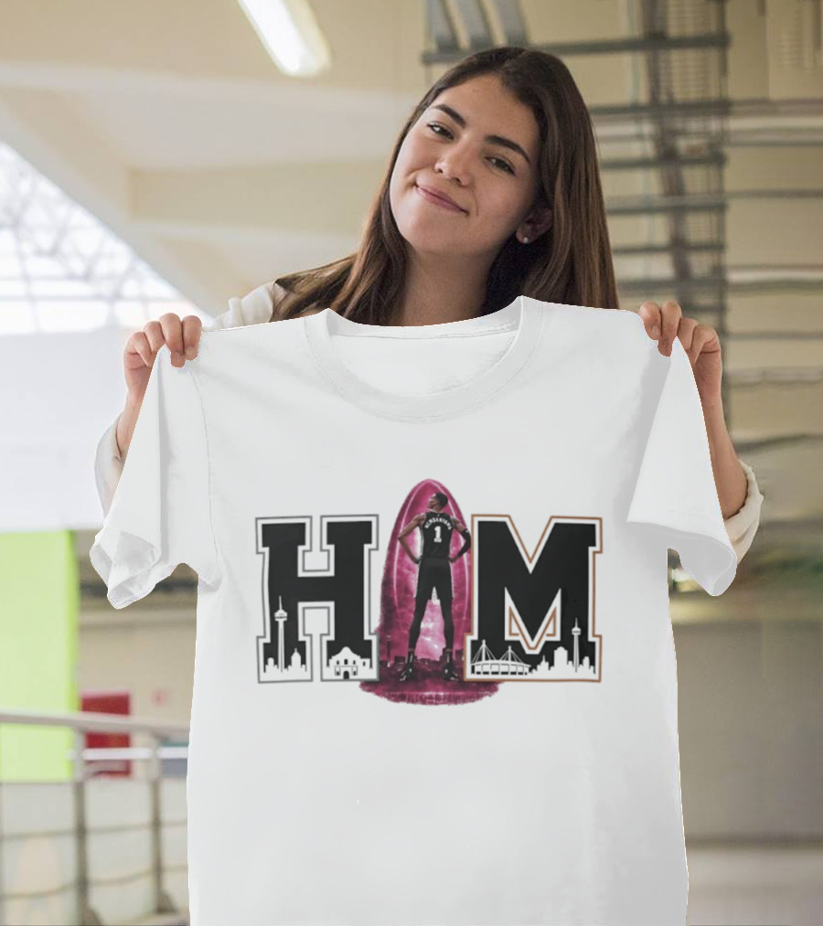 HIM Victor Wembanyama San Antonio Basketball Alien Portal T-Shirt