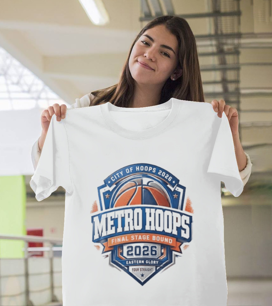 New York Knicks City Of Hoops 2026 Metro Hoops Main Stage Pound 4 Pound T-Shirt