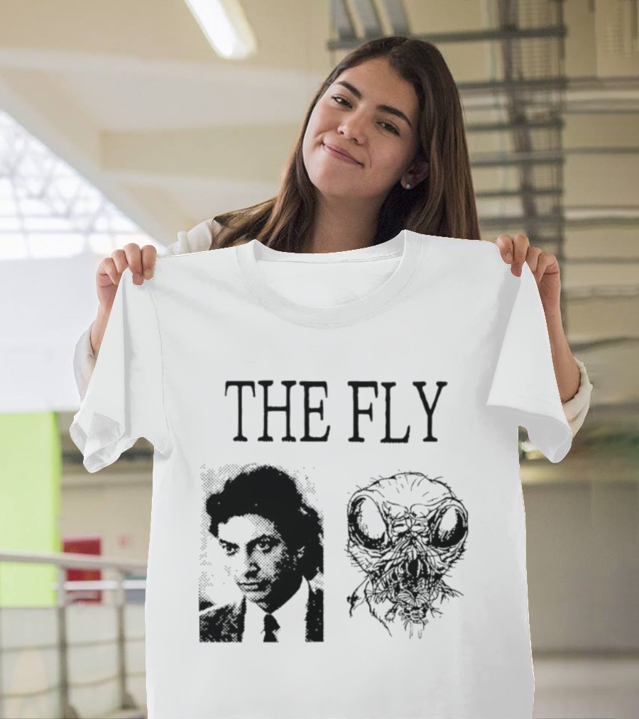 The Fly Jeff Goldblum 1986 Horror Movie Iconic Transformation T-Shirt