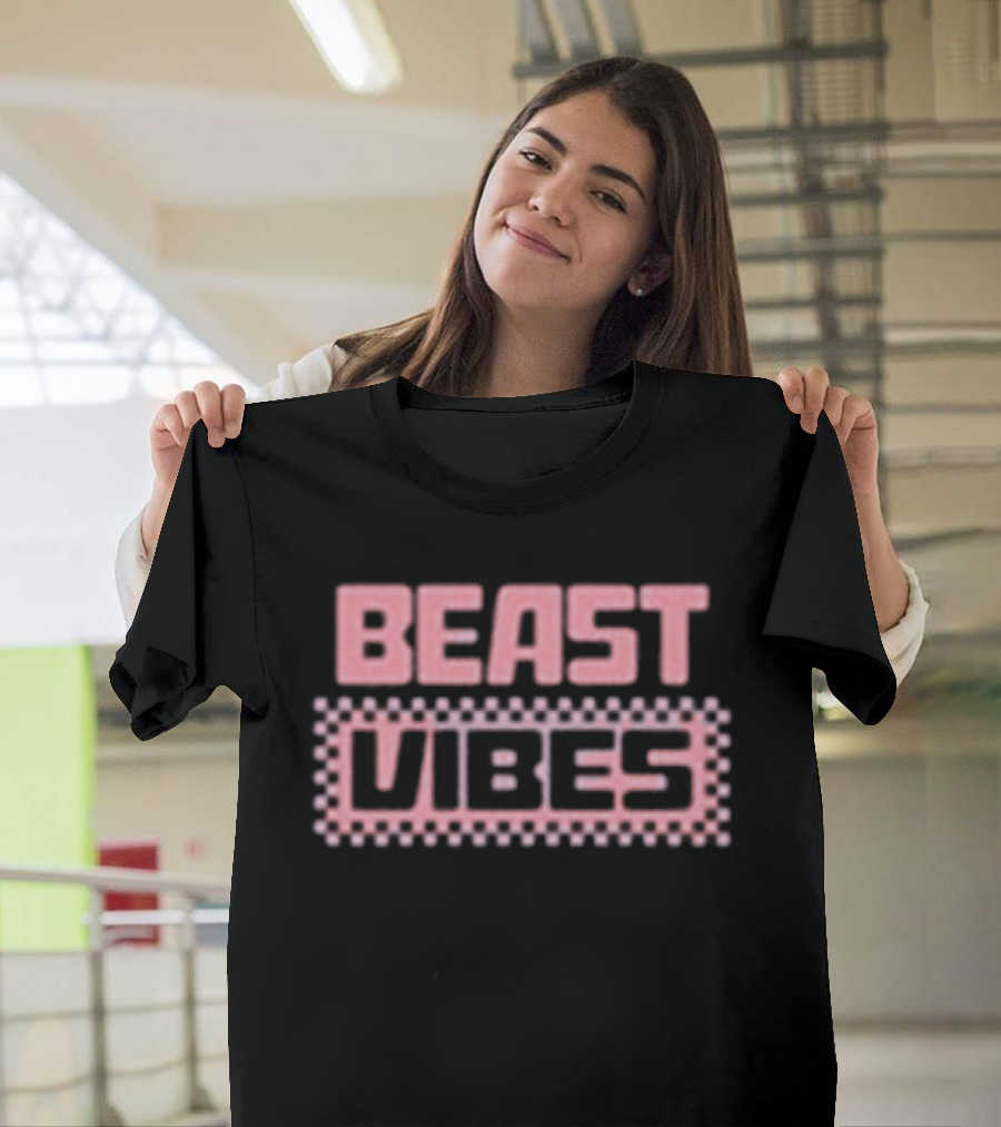 Beast Vibes Wave Pink T-Shirt
