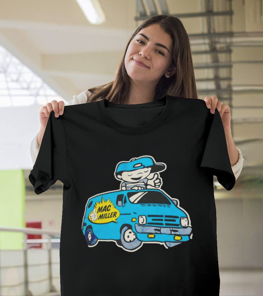 Mac Miller Under The Influence Of Music Cartoon Van T-Shirt