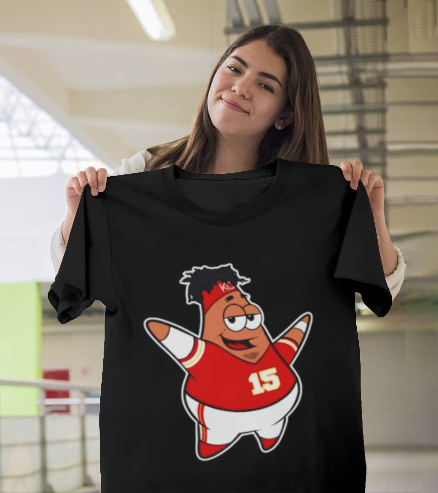 Patrick Star Mahomes 15 Kansas City Chiefs T-Shirt