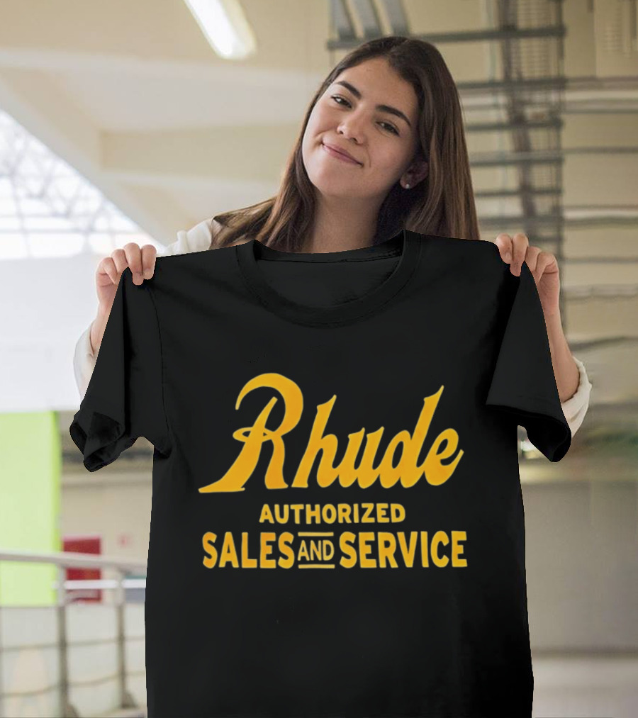 Rhude Authorized Sales And Service T-Shirt