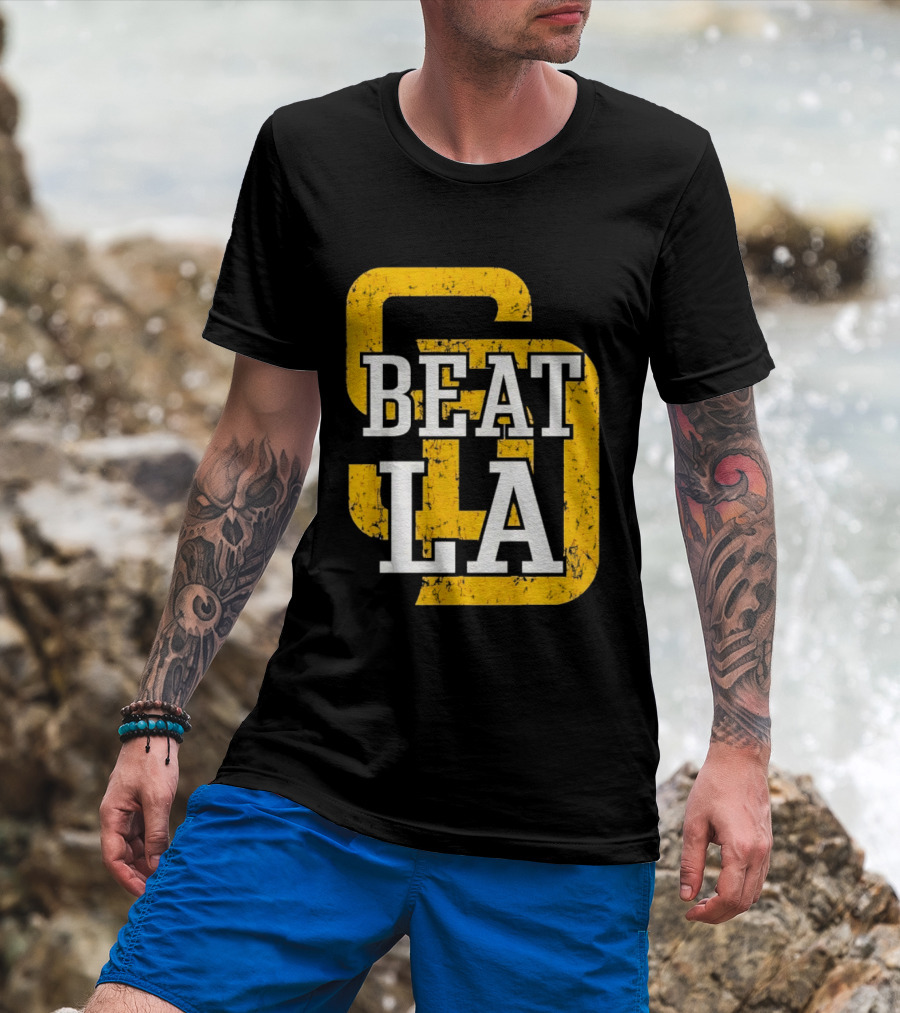 San Diego Padres Beat LA Dodgers Victory T-Shirt