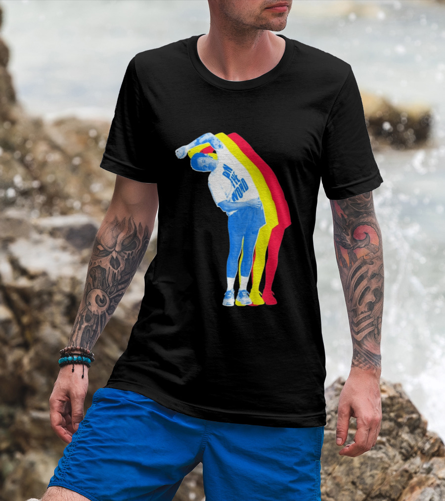 BNLDFWD Stretch Harry Retro Colorful Fitness Vibes T-Shirt