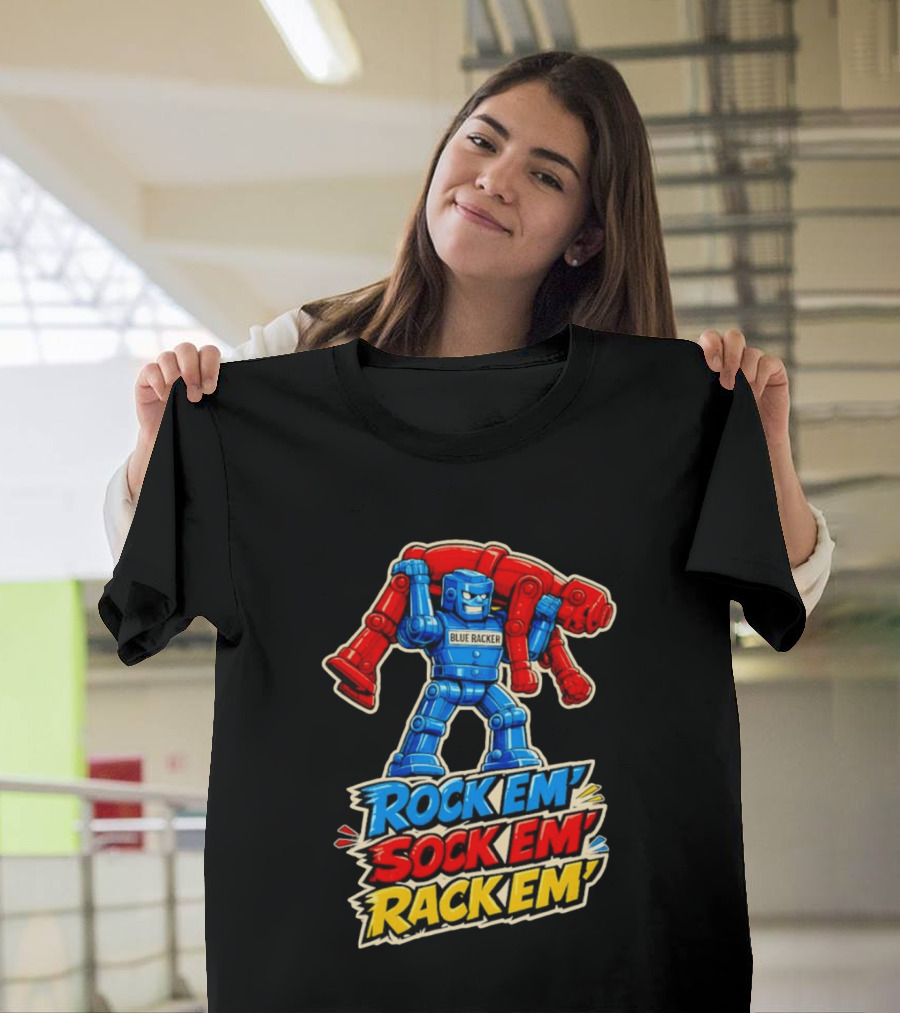 The Spiral Lucas DaSilva Blue Racker Rock Em' Sock Em' Rack Em T-Shirt