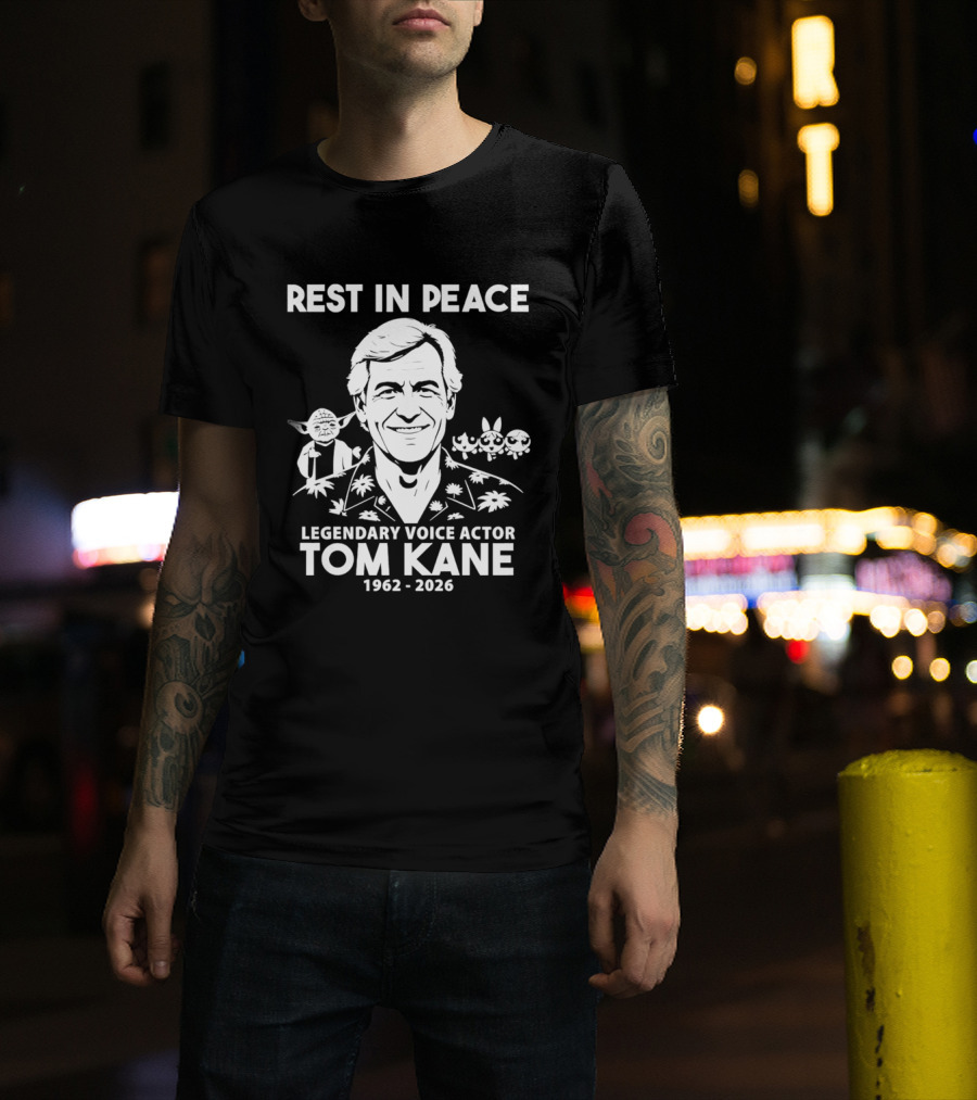 Rest In Peace Legendary Voice Actor Tom Kane 1962 2026 Memorial Yoda T-Shirt
