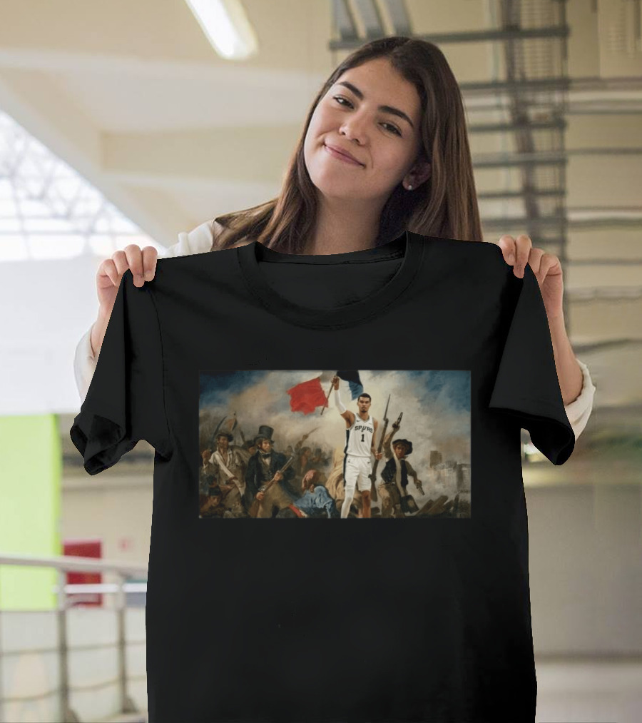 Victor Wembanyama Spurs Liberty Leading The People T-Shirt