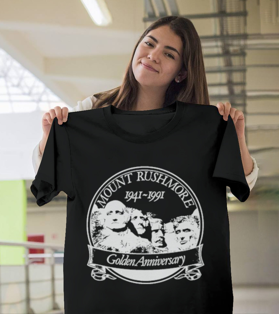 Mount Rushmore 1941 1991 Golden Anniversary T-Shirt